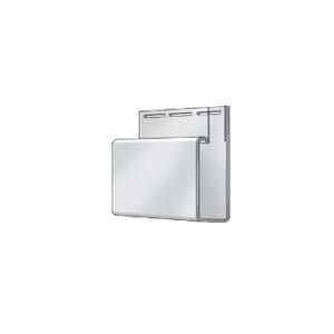 Exterior Portfolio Vinyl 3/4" J-Channel Wide Face 01 Aspen White