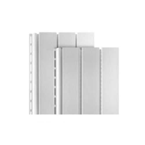 Royal Designer Vinyl Soffit T3 White 10" x 12' Hidden
