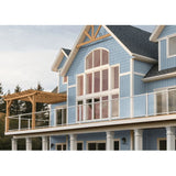 Royal Vinyl Siding Board & Batten Blue Gray 7" x 10'