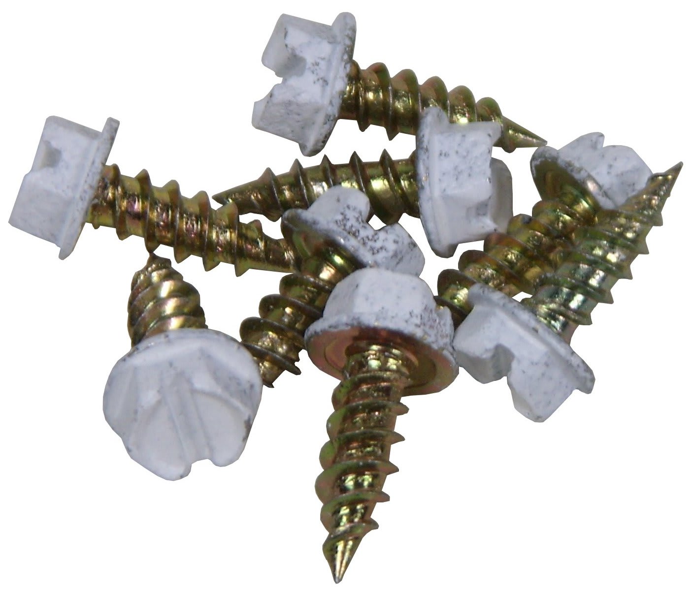 Zip Screws White 3/4" 100/Bag