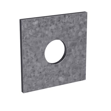 Simpson LBPS Light Bearing Plate with Slotted Hole ZMAX 5/8"
