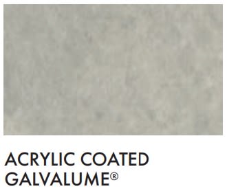 Sheffield Galvalume Paint-Grip Metal Stock Mill 4' x 10' 24 GA