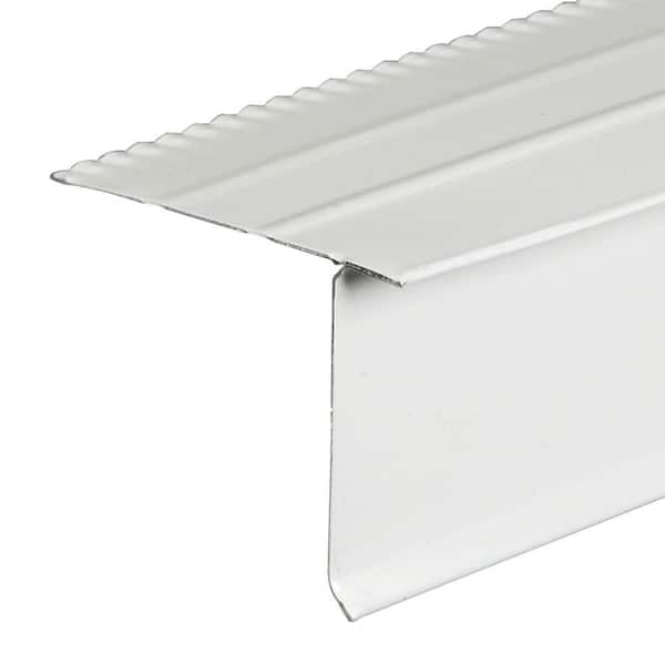 TopShield Aluminum H6F Gravel Stop 30 Degree White .032