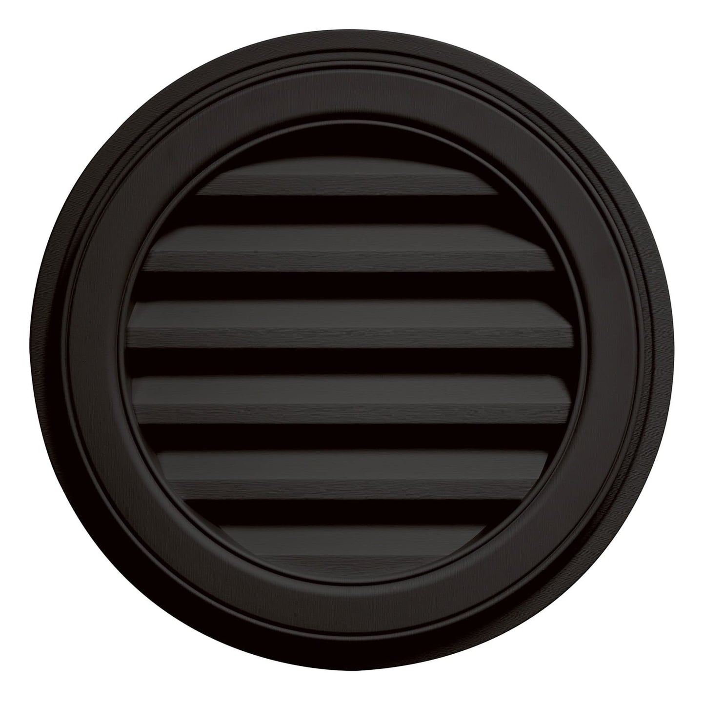 TopShield Round Gable Vent 002 Black 18"