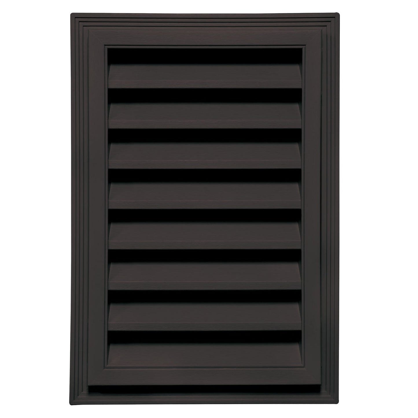 TopShield Classic Rectangle Gable Vent 010 Musket Brown 12" x 18"