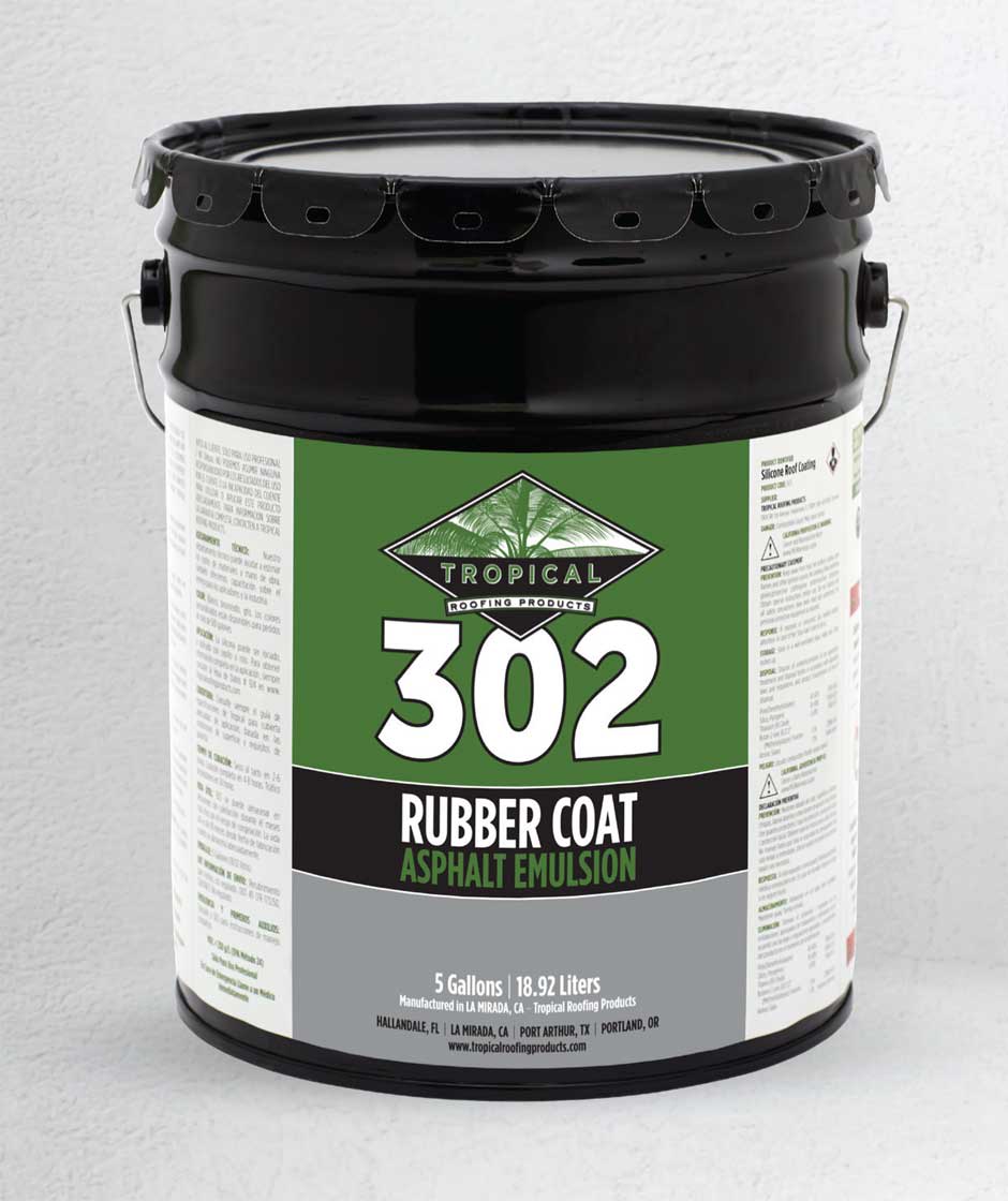 Tropical #302 Rubber Coat Asphalt Emulsion 3.5 gal
