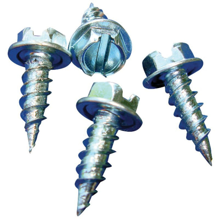 US Aluminum Zinc Zip Screws Black 1/2" #8 100/Bag