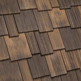 DaVinci Composite Multi-Width Shake Field Tile Premium Aged Cedar