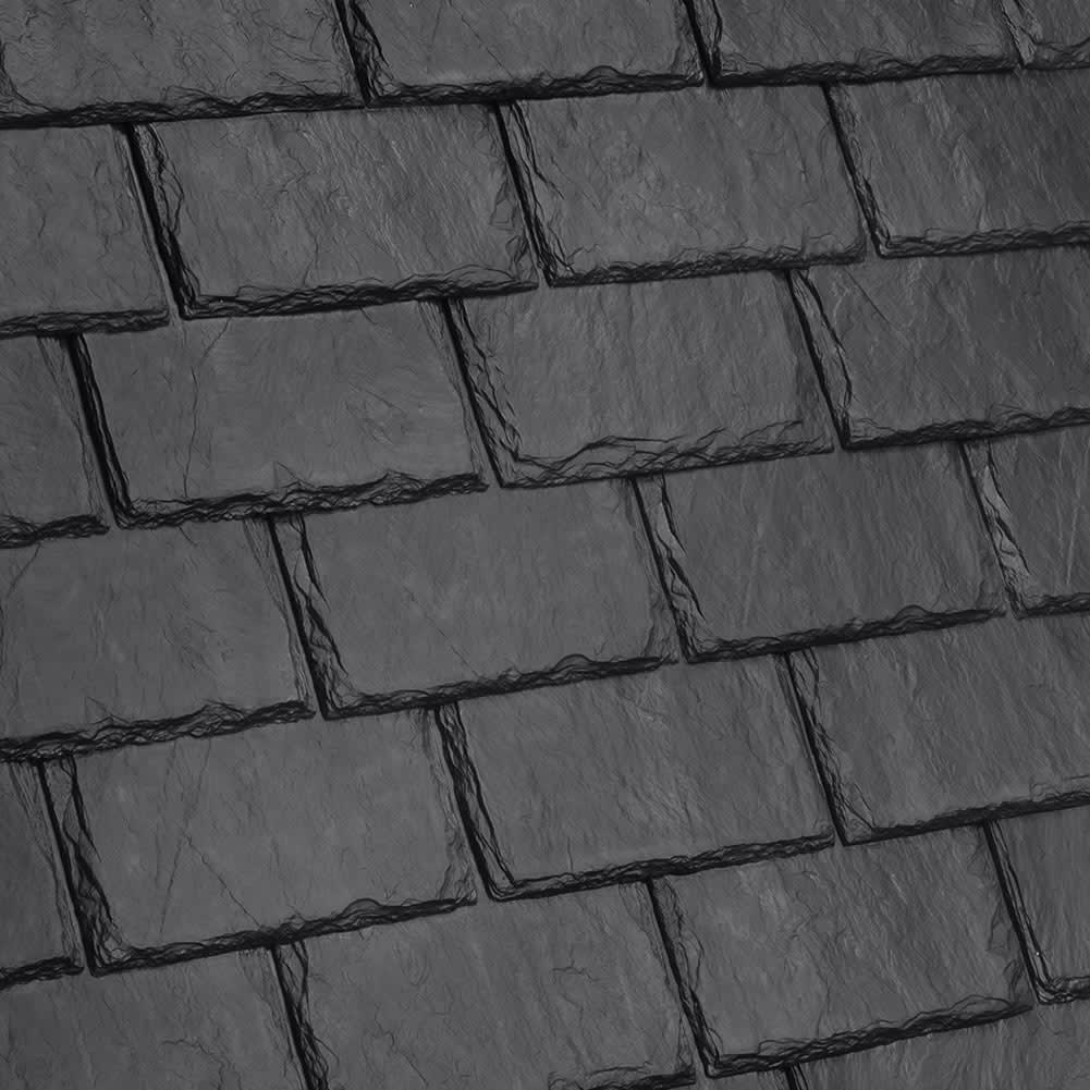 DaVinci Slate Single/Multi-Width 2-Piece Hip & Ridge Brownstone 6"