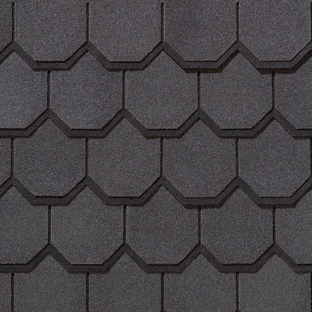 CertainTeed Carriage House AR Shingles Black Pearl