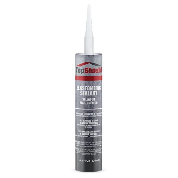 TopShield Elastomeric Sealant Clear 10.1 oz Plastic Tube