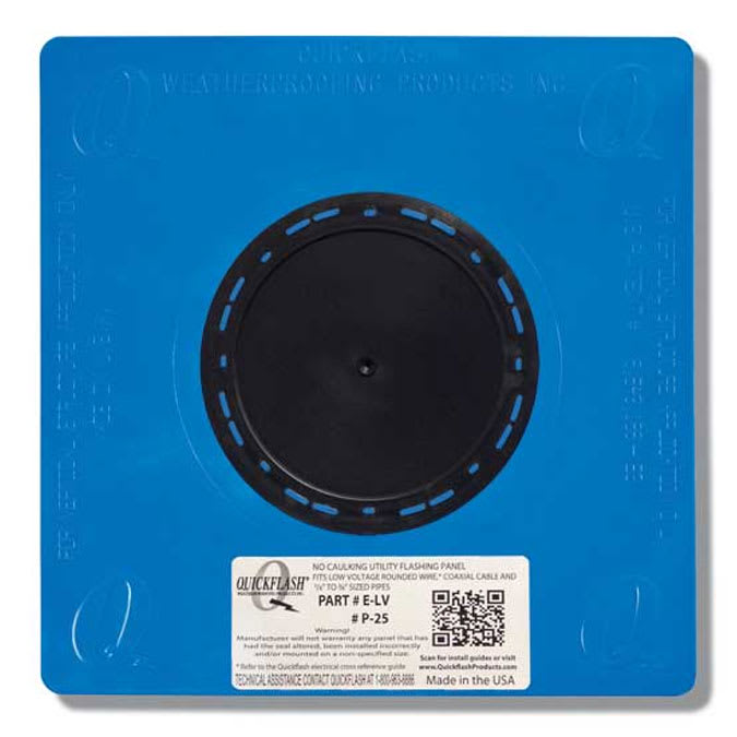 Quickflash P-25 Plumbing Flashing Panel 1/8" to 3/8"