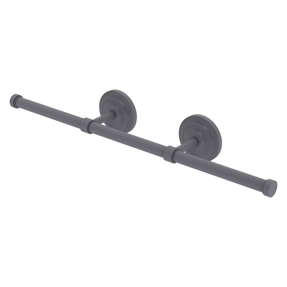 Allied Brass Que New Collection Wall Mounted Horizontal Guest Towel Holder in Venetian Bronze, 22 in.