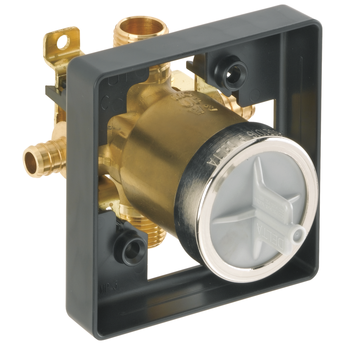 Delta 5/8-in ID PEX x 5/8-in OD PEX Brass Volume Control Valve, MultiChoice Universal Rough, R10000-PX