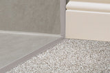 Schluter Systems RENO-TK 0.375-in W x 98.5-in L Satin Anodized Aluminum Reducer Tile Edge Trim
