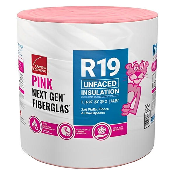 Owens Corning R-19 Unfaced Continuous Roll Insulation (All Sizes) image 2