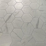 Gios Graphite Hexagon 8-in x 10-in Matte Porcelain Floor and Wall Tile (0.44-sq. ft/ Piece) - Super Arbor