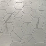 Gios Graphite Hexagon 8-in x 10-in Matte Porcelain Floor and Wall Tile (0.44-sq. ft/ Piece)