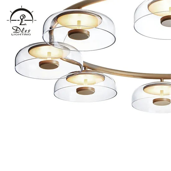 DLSS Lighting Co.,Ltd Restaurant Luxury Style Design Round Chandelier Bright Lighting