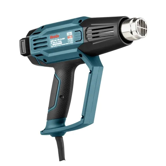 Ronix 1103 Heat Gun Power Tools Paint Stripper 2000W with Nozzle Included Original Authentic Multi Temperature Heat Gun