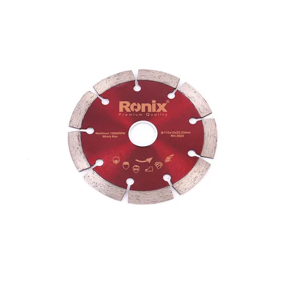 Ronix 115/125/180/230mm*22.2*10mm Cutter Diamond Disk Circular Saw Blades for Cutting Marble Concrete Granite Cutting Disk