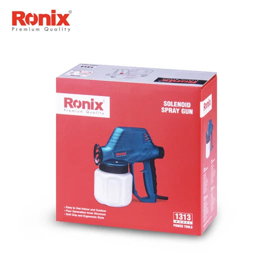 Ronix 1313 Fantastic Paint Sprayer Simply Carry Paint Sprayer Gun Shoulder Press a Button to Begin Spraying Solenoid Spray Gun