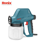 Ronix 1313 Paint Sprayer 320ml/Min New Upgrade HVLP Electric Paint Gun with Spray Patterns Easy Solenoid Spray Gun