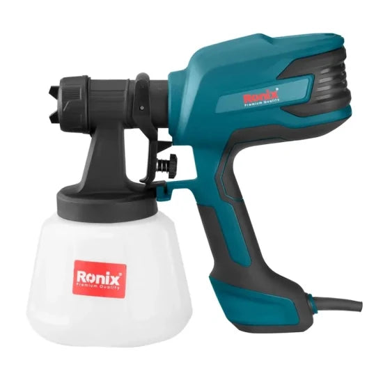 Ronix 1340 HVLP Electric Spray Gun 450W 1200ml Nozzle Paint Sprayer High Pressure Power Paint Spray Guns for Wall Paint