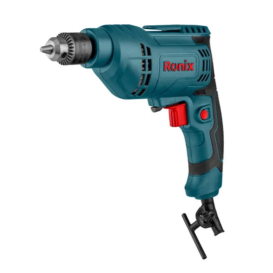 Ronix 2107 Electric Drill Pistol-Grip 6.5mm Keyed 4300rpm Variable Speed Reversing Switch Increased Versatility Electric Drill