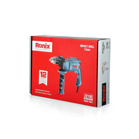Ronix 2210 810W Electric Impact Drill Heavy Duty Electric Power Drill Machine Portable Impact Drill Tools Kit