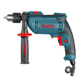 Ronix 2212 Hammer and Drill Function by One Button Speed Setting Knob and Variable Speed Trigger Power Drill