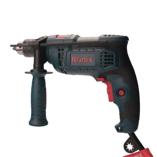 Ronix 2214K 750W 13mm Drill Set Portable Drilling Machine Electric Tool Impact Driver Drill