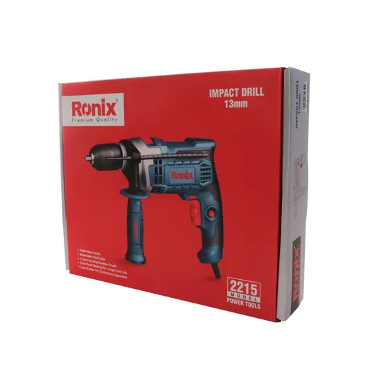 Ronix 2215 Multi-Functional Drill Quick-Change Keyless Hand Drill Chuck 13mm Keyless Self-Tighten Dril