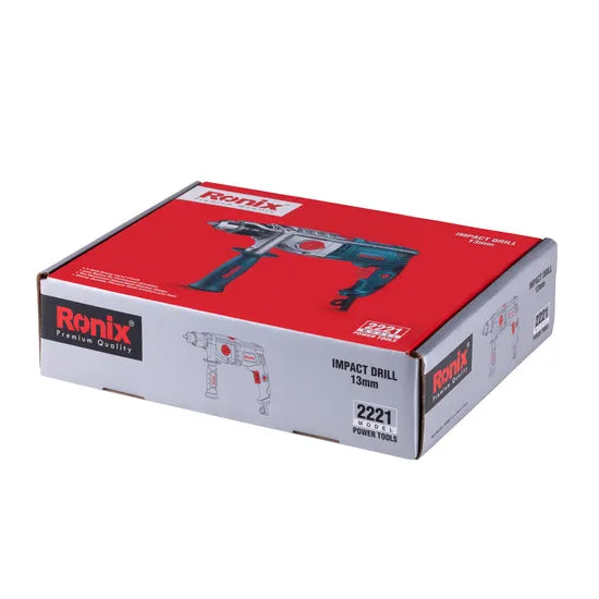 Ronix 2221 Cord Drill Machine House Maintenance Power Drill Variable Speed Switch Portable Exact Distance Impact Drill