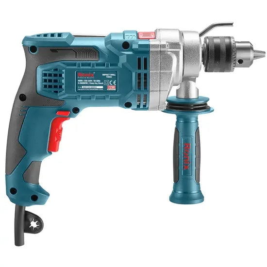 Ronix 2290 Impact Drill 13mm 2800rpm Impact Drill Electric Power Tools 220-240V Electric Impact Drill Keyed for Industrial or Handhold