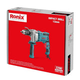 Ronix 2290 Impact Drill 13mm 2800rpm Impact Drill Electric Power Tools 220-240V Electric Impact Drill Keyed for Industrial or Handhold