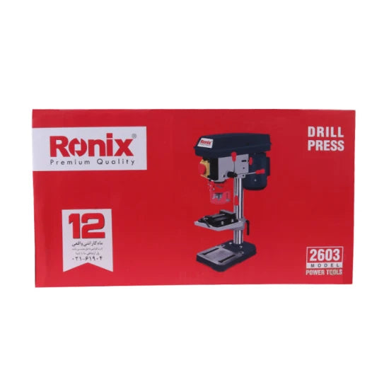 Ronix 2603 Mini Electric Bench Drilling Heavy Base Weight and The Three-Hole Screw Positioning Non-Specific Drilling Drill Press