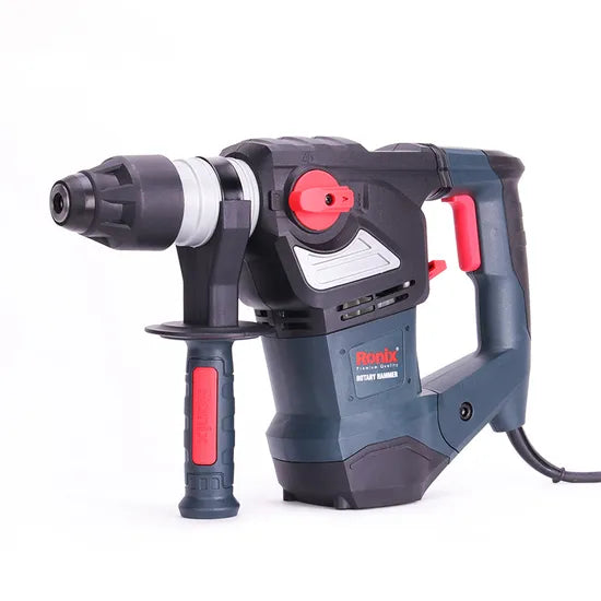 Ronix 2704 36mm SDS-Max Heavy Duty Rotary Hammer Drill Vibration Control Safety Clutch 4200bpm 3 Functions Rotary Hammer