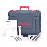 Ronix 2704 Vibration Control Hammer Drill Safety Clutch 4200bpm 3 Functions Demolition for Concrete Electric Hammer