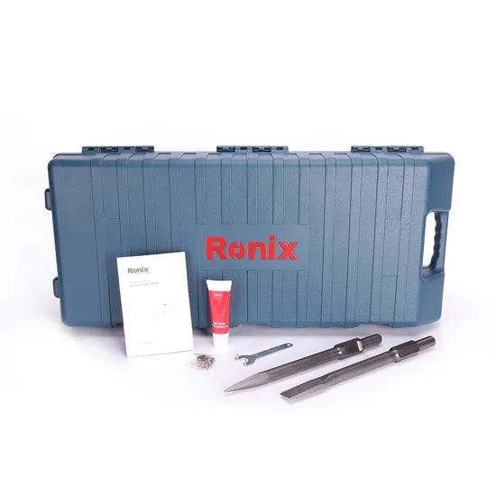 Ronix 2816L Corded Drills Heavy Duty Chipping Hammers Vibration Control Speed Safety Clutch Electric Demolition Hammers