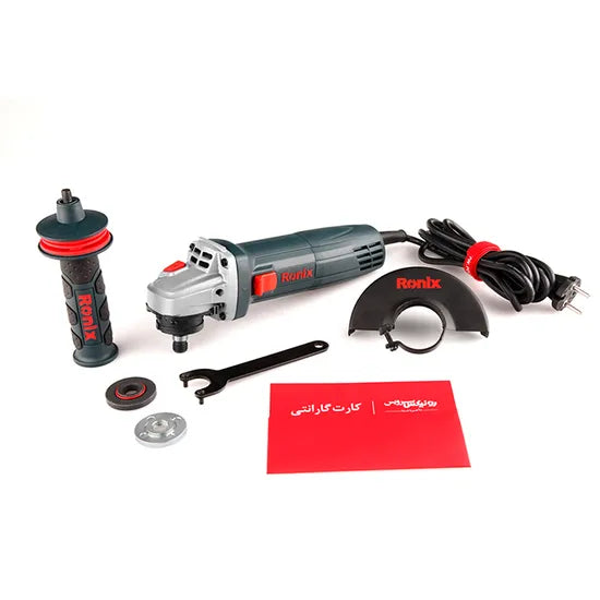 Ronix 3130 Electric Angle Grinder Tool 720W 11000rpm with 100/115mm Grinding Wheel Mini Angle Grinder