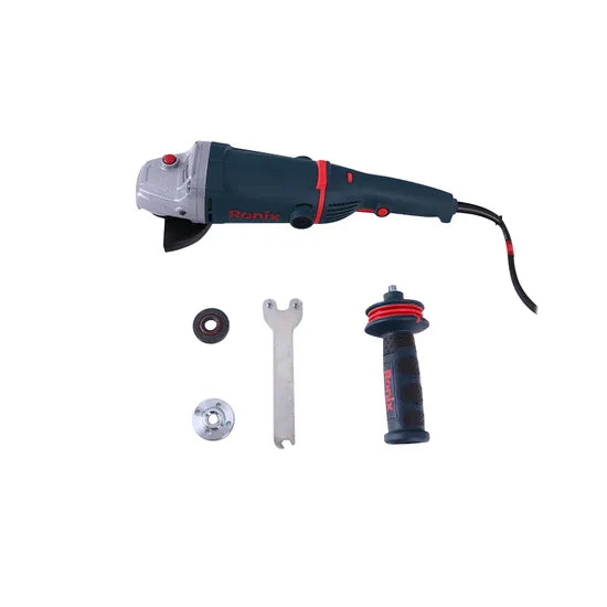 Ronix 3160 Grinder Cutting Wheels Flap Disc and Auxiliary Handle for Cutting Grinding Polishing and Rust Removal Angle Grinder