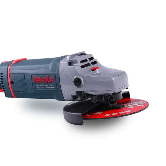 Ronix 3210 2400W Motor Forcible Output Power for Toughest Grinding Jobs Non-Locking Trigger Switch Brushless Angle Grinder