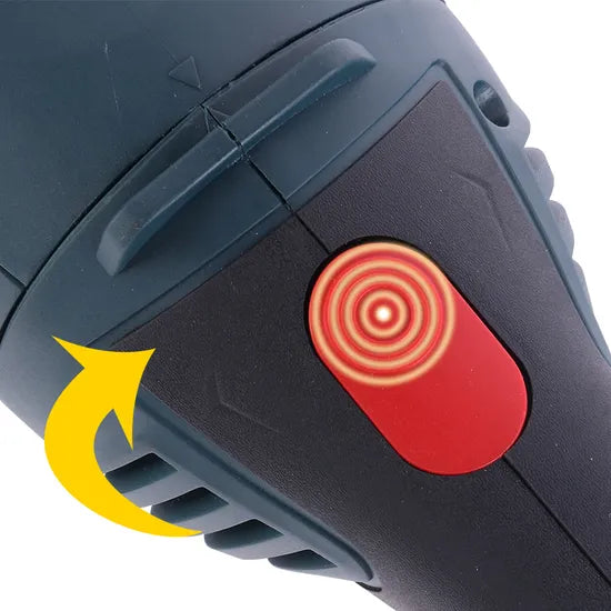 Ronix 3211 8000 Rpm 2 Safety Guards Cutting Wheels Flap Discs Non-Slip Handle for Metal Wood Electric Angle Grinder