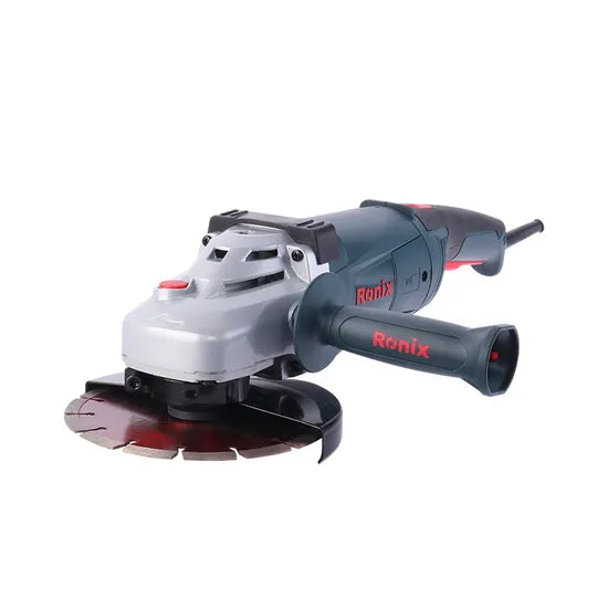 Ronix 3211 Angle Grinder Has an Ergonomic 2 Position Side Handle Made of Non-Slip Rubber Rinders Power Tool