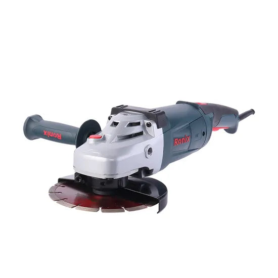 Ronix 3211 Angle Grinder No-Load Speed 8000rpm Giving Fast Cutting Grinding Polishing Capacity Angle Grinder