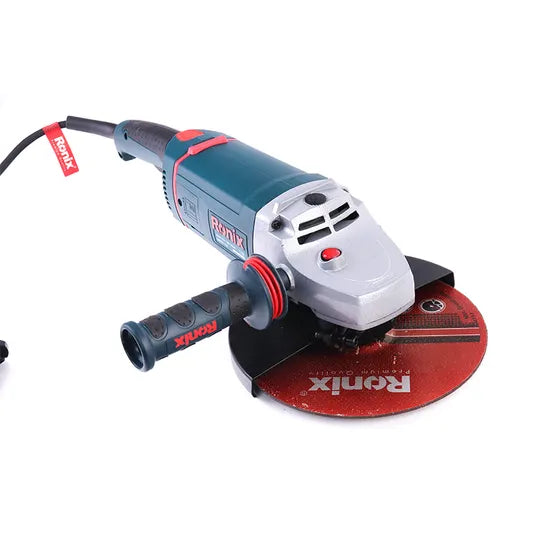 RONIX Ronix 3220 2400W Angle Grinder 230mm Power Grinders Tool No-Load Speeds 6000rpm to Any Demanding Work Angle Grinder