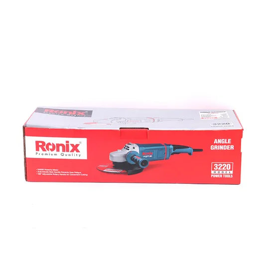Ronix 3220 Angle Grinder Replacement 3 Positions Available Auxiliary Handle for Better Control Comfort Electric Angle Grinder
