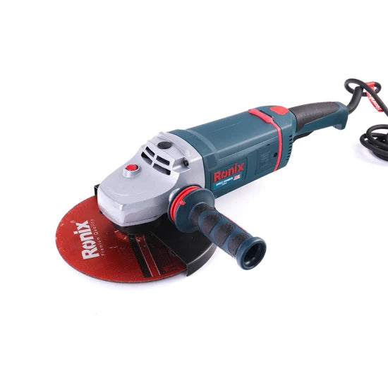 Ronix 3220 Angle Grinder Replacement 3 Positions Available Auxiliary Handle for Better Control Comfort Electric Angle Grinder