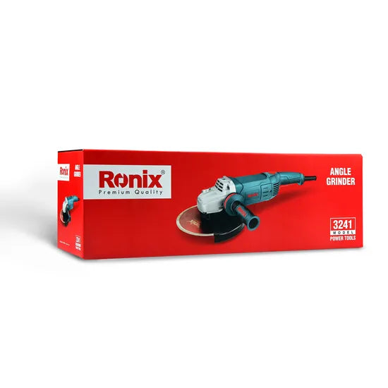 Ronix 3241 Ergonomic Design Max Series Angle Grinders Easier Work Max Series Angle Grinders Versatile Set of Tools